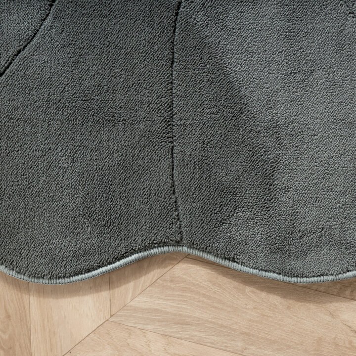 Kinderteppich Waschbar - Coco Blume Dunkelgrün - 3