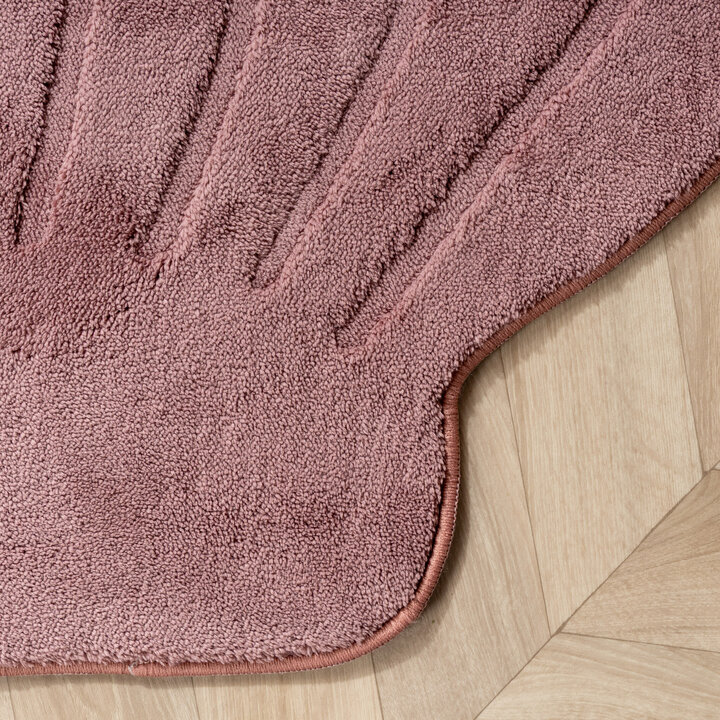 Kinderteppich Waschbar - Coco Muschel Dunkelrosa - 3