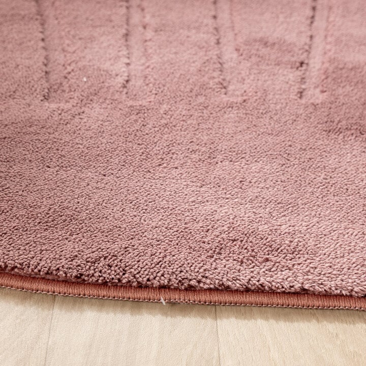 Kinderteppich Waschbar - Coco Muschel Dunkelrosa - 4