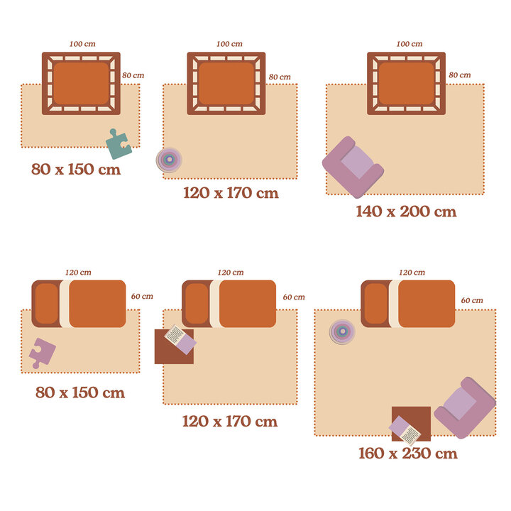 Kinderteppich Waschbar - Coco Muschel Dunkelrosa - 6