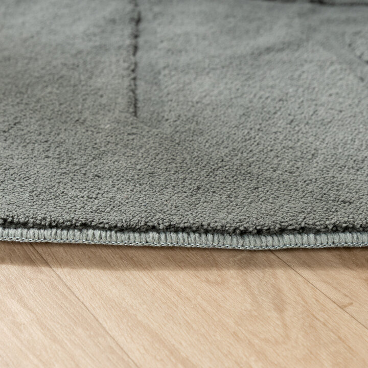 Kinderteppich Waschbar - Coco Blatt Dunkelgrün - 4