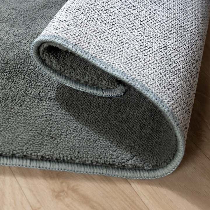 Kinderteppich Waschbar - Coco Blatt Dunkelgrün - 5