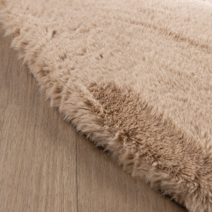 Hochflor Teppich Rund - Comfy Supreme Beige - 4
