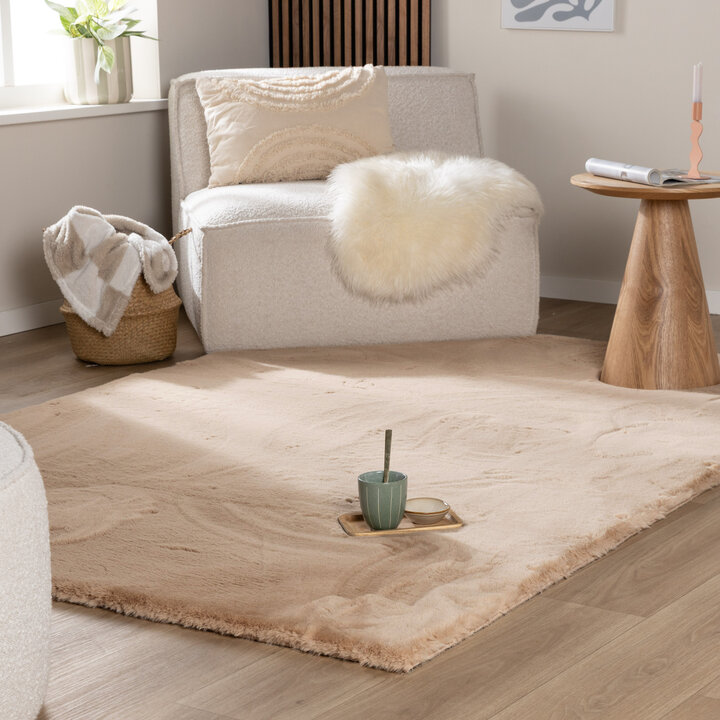 Hochflor Teppich - Comfy Supreme Beige