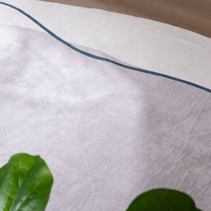 Teppich Organisch - Elyra Grau Blau - 2