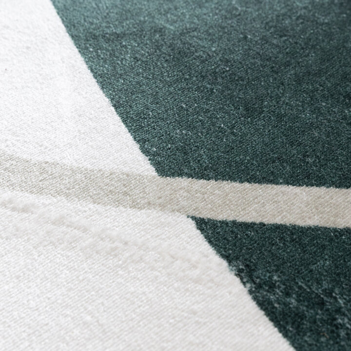 Teppich Organisch - Elyra Grün Beige - 3