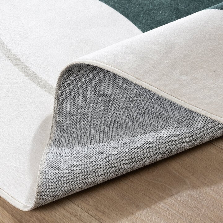 Teppich Organisch - Elyra Grün Beige - 6