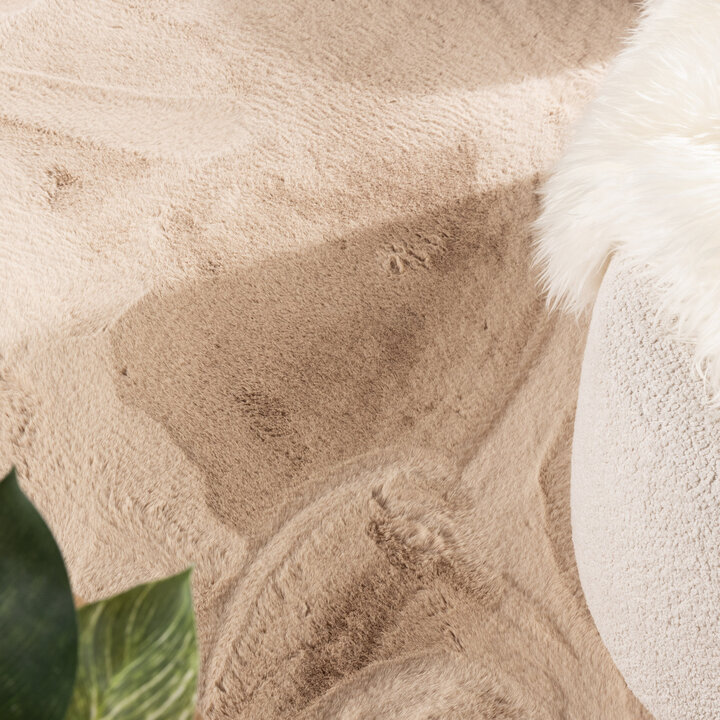 Hochflor Teppich - Comfy Supreme Ripple Beige - 1