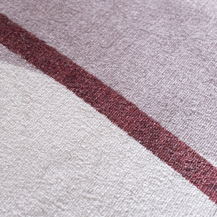 Teppich Organisch - Elyra Beige Rot - 3