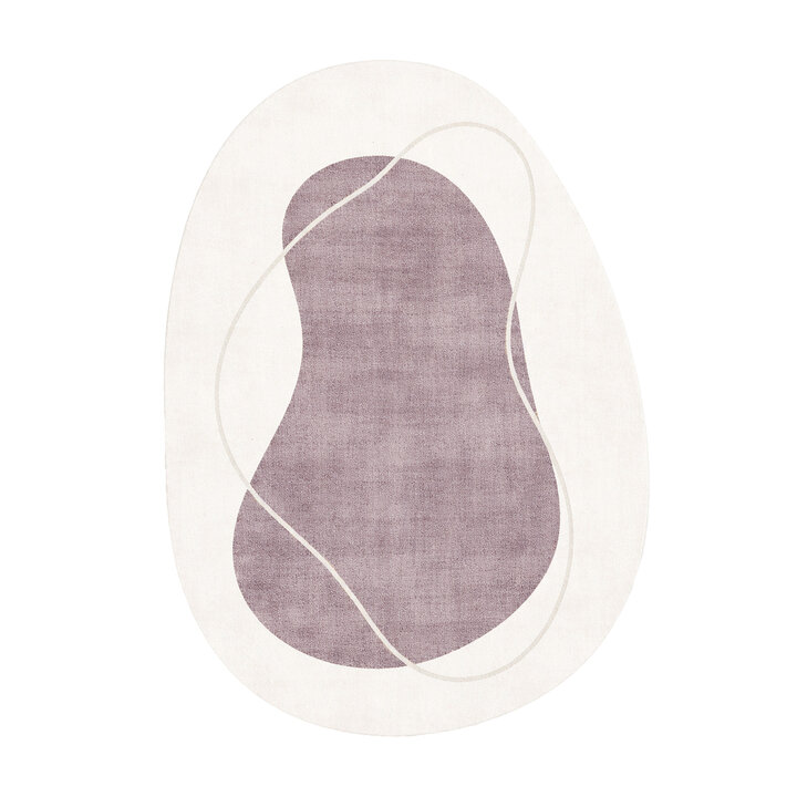 Teppich Organisch - Elyra Beige Grau - 1