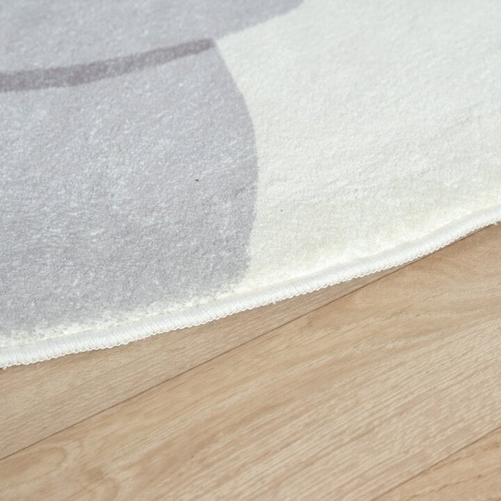 Waschbarer Spielteppich Rund - Sammy Elephant Grau - 5