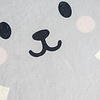 Waschbarer Spielteppich Rund - Sammy Rabbit Grau - thumbnail 3