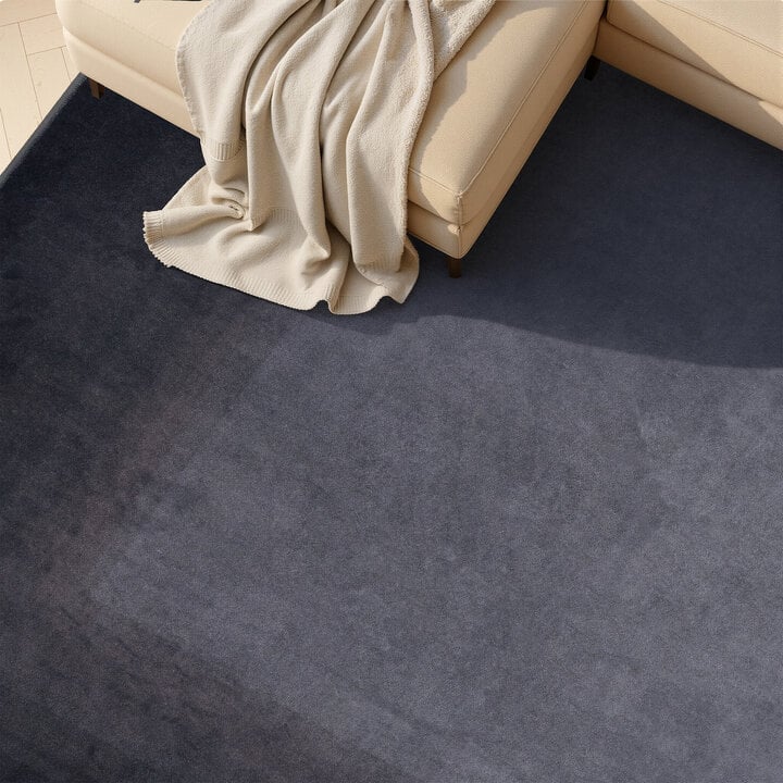 Moderner Teppich - Clarke Border Anthrazit  - 2