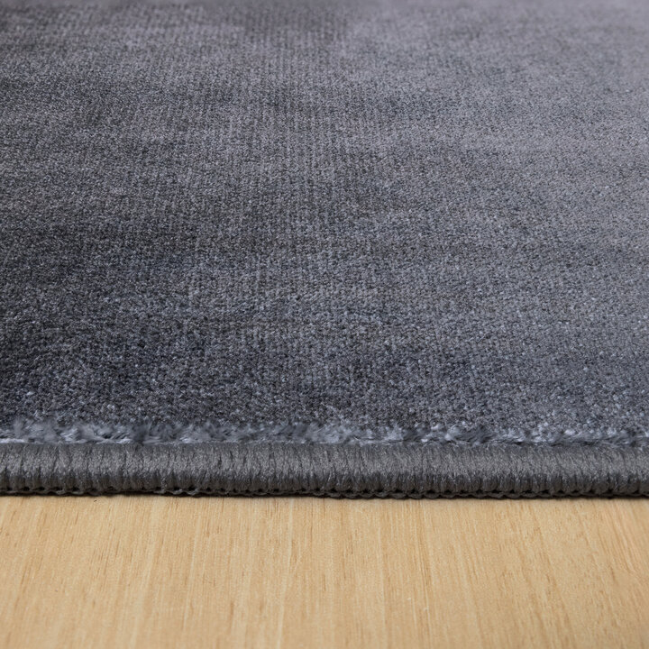 Moderner Teppich - Clarke Border Anthrazit  - 5