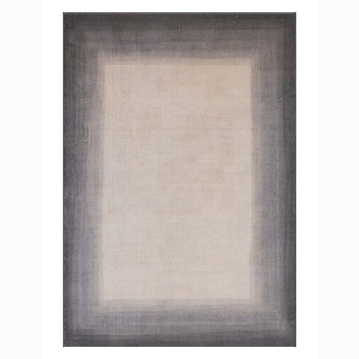 Moderner Teppich - Clarke Border Grau - 1