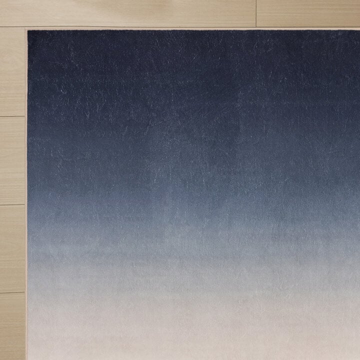 Moderner Teppich - Clarke Fade Blau - 4