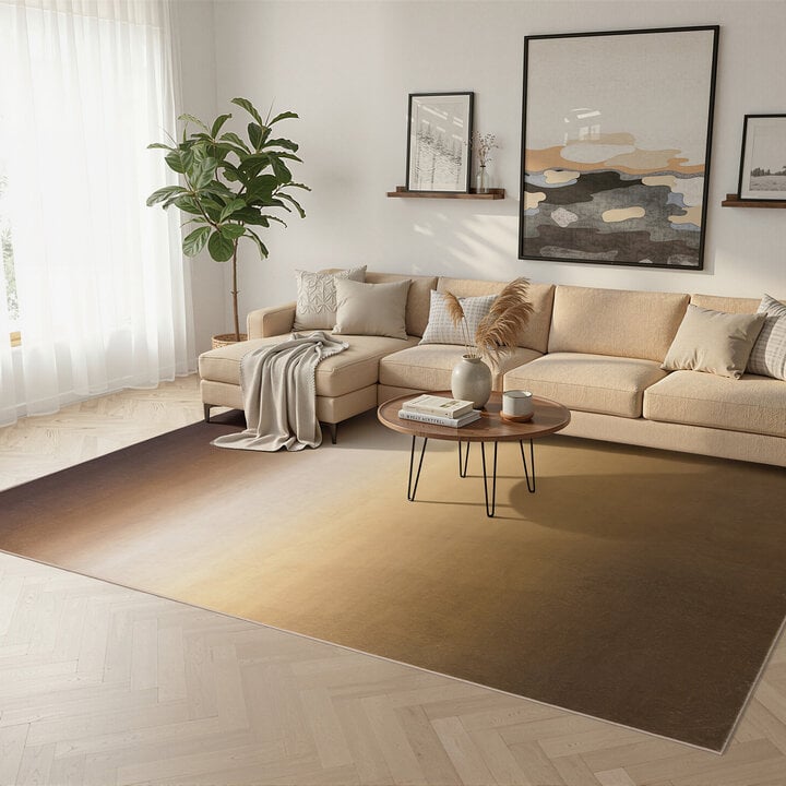 Moderner Teppich - Clarke Fade Gelb