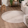 Flauschiger Teppich Rund - Bobby Creme - thumbnail