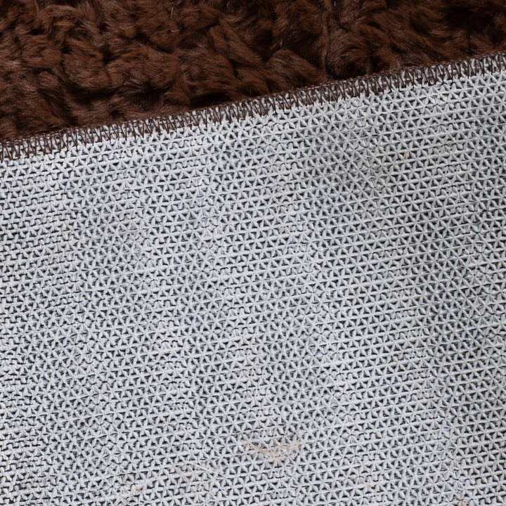 Flauschiger Teppich Rund - Bobby Dunkelbraun - 6