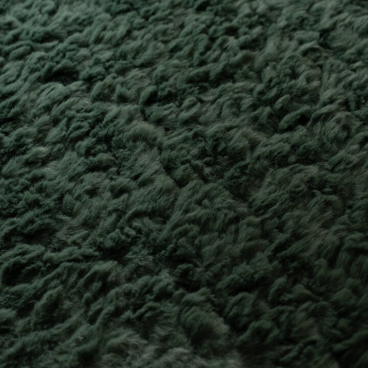 Flauschiger Teppich Rund - Bobby Grün - 3