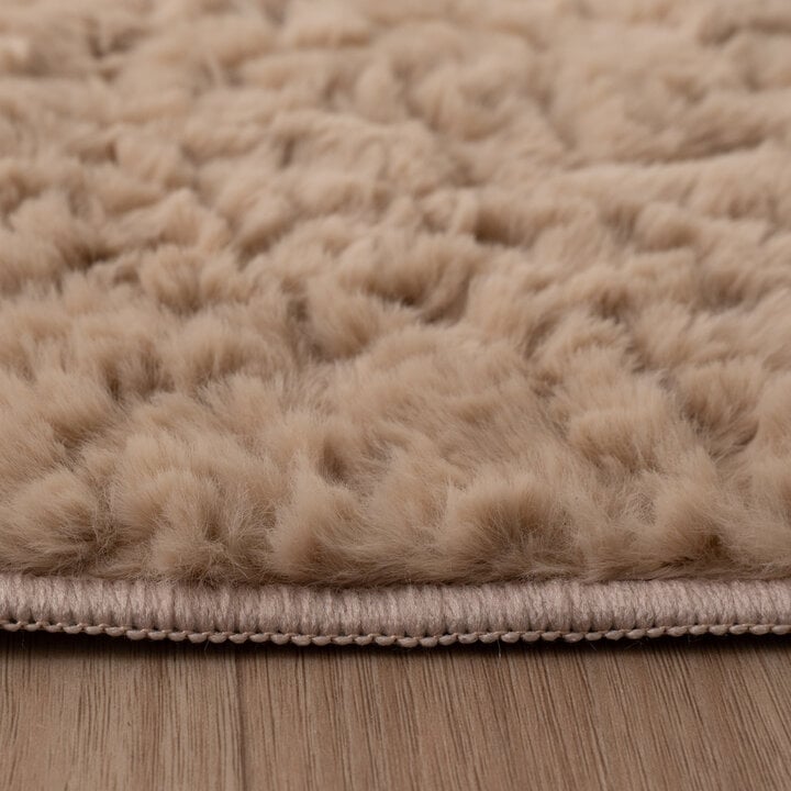 Flauschiger Teppich - Bobby Beige - 5