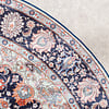 Teppich Vintage Rund - Imagine Medaillon Blau - thumbnail 4