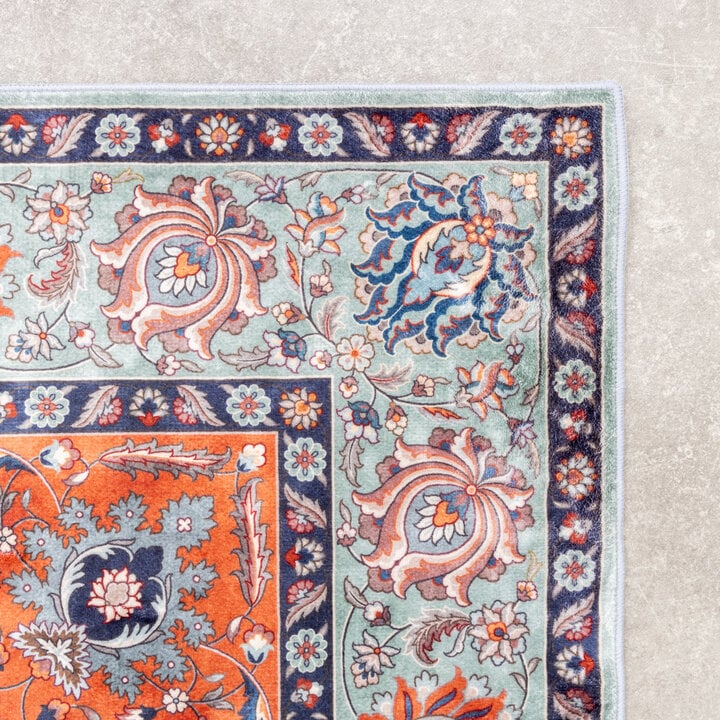 Teppich Vintage - Imagine Medaillon Grün - 4