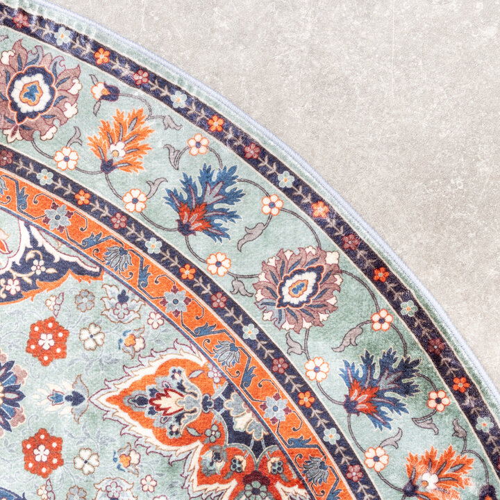 Teppich Vintage Rund - Imagine Oriental Grün - 3