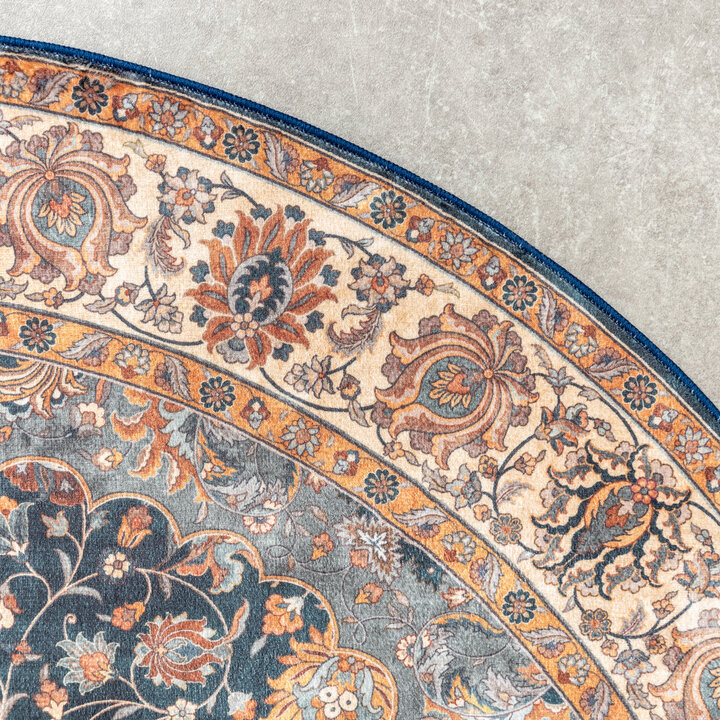 Teppich Vintage Rund - Imagine Medaillon Bunt - 3