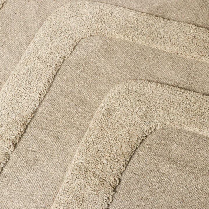 Wollteppich - Judith Lines Greige - 3