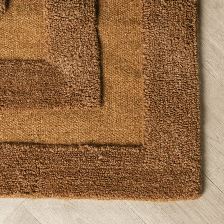 Wollteppich - Judith Border Braun - 4