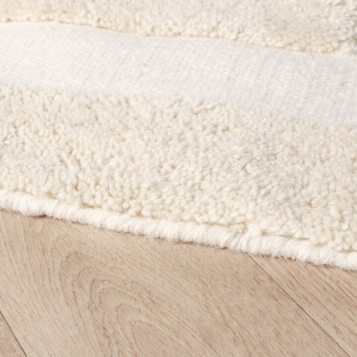 Wollteppich - Judith Border Creme - 5