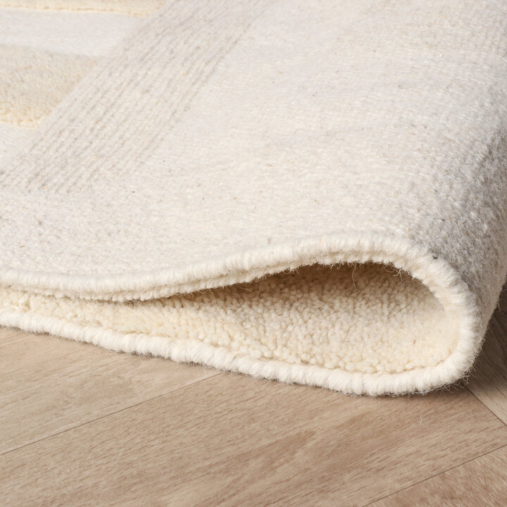 Wollteppich - Judith Border Creme - 6