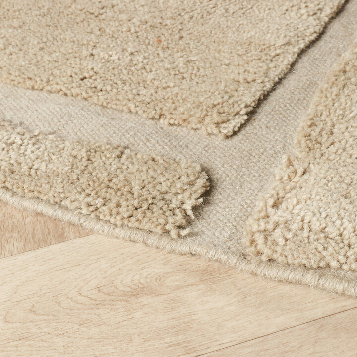Wollteppich - Judith Pebble Beigegrau - 5