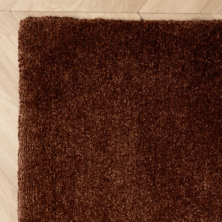 Waschbarer Teppich - Clean Dunkelbraun - 4