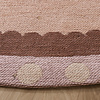 Baumwollteppich Rund - Nola Border Beige - thumbnail 5