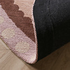 Baumwollteppich Rund - Nola Border Beige - thumbnail 6