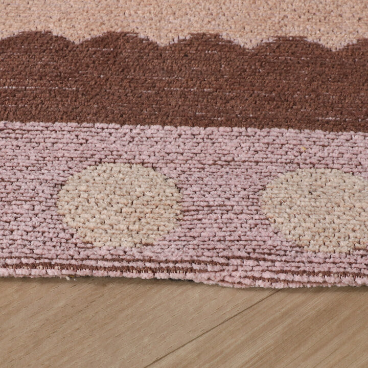 Baumwollteppich - Nola Border Beige - 5