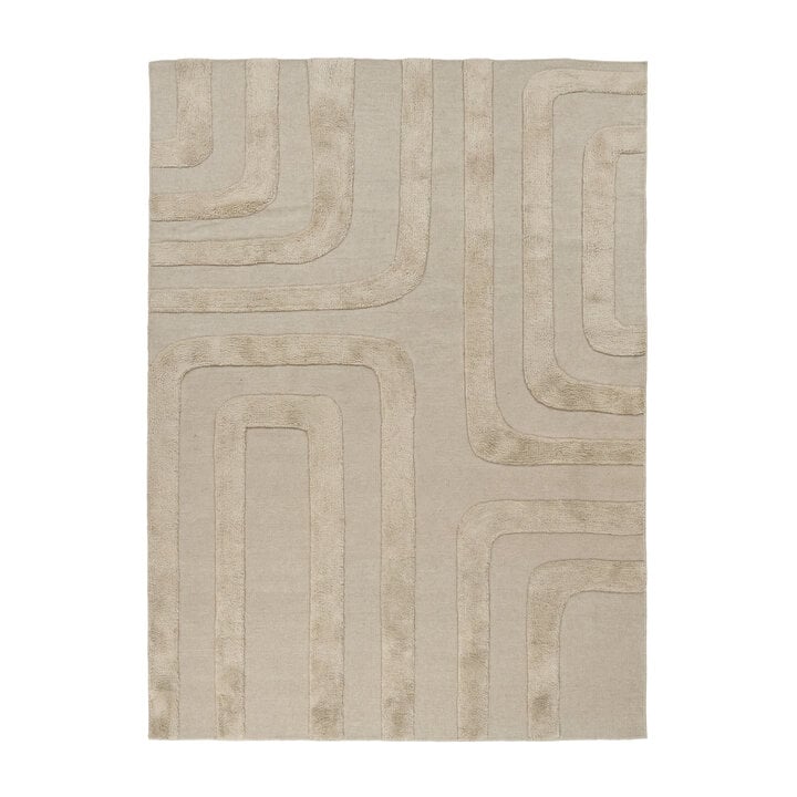 Wollteppich - Judith Lines Greige - 1