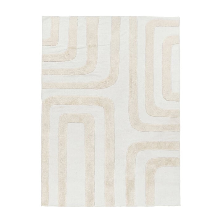 Wollteppich - Judith Lines Creme - 1