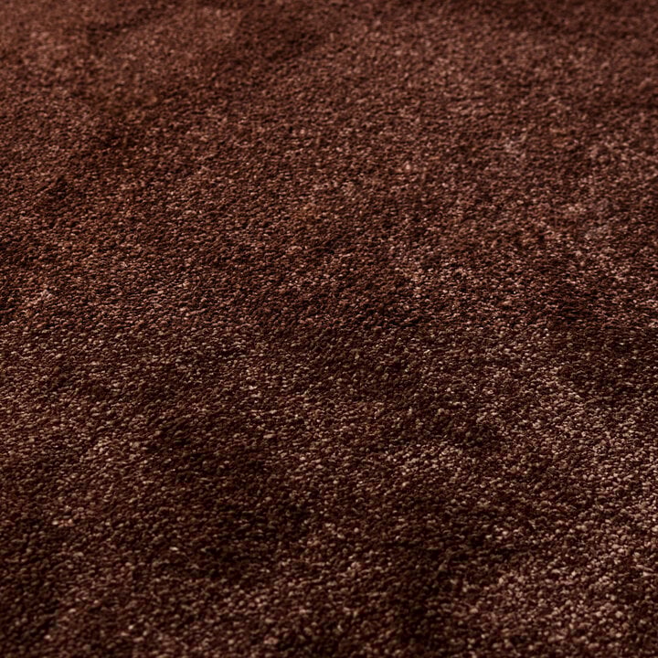 Waschbarer Teppich Rund - Clean Dunkelbraun - 3