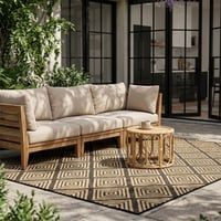 Gartenteppich - Brava Schwarz