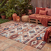 Kelim Outdoor Teppich - Lira Maya - thumbnail
