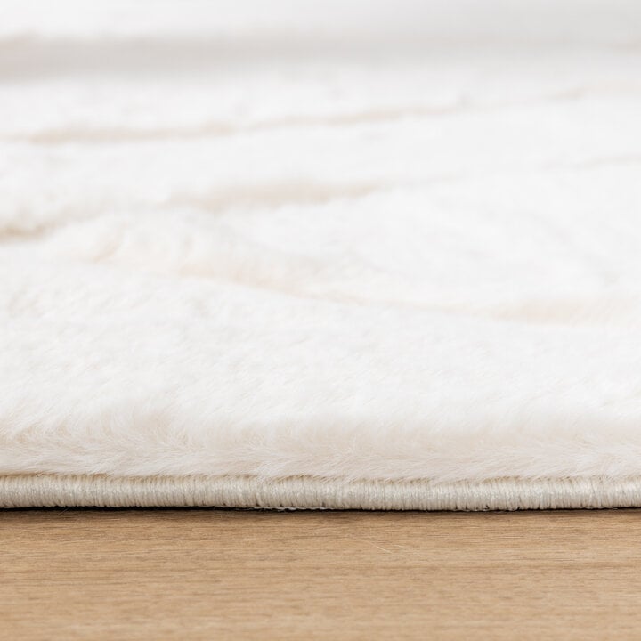 Hochflor Teppich - Carvy Curves Creme - 3