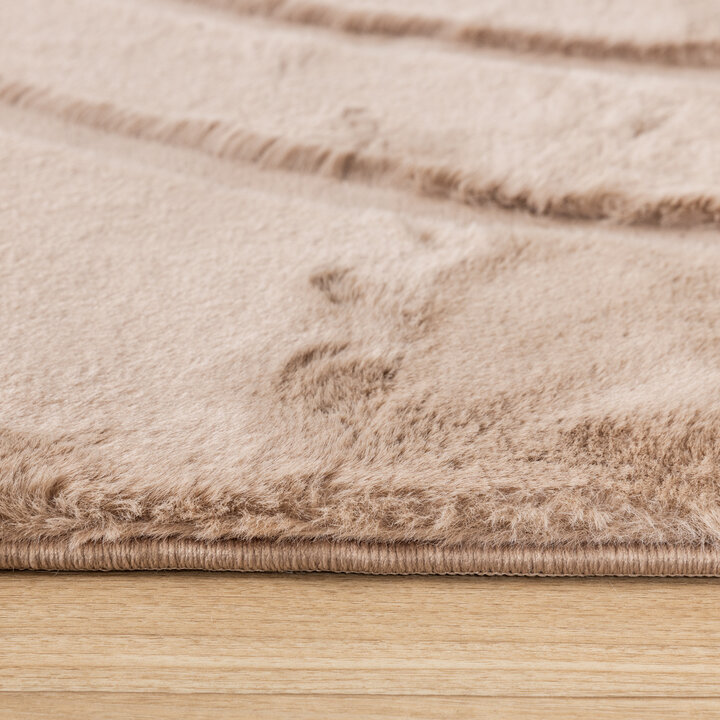 Hochflor Teppich - Carvy Arches Taupe - 4