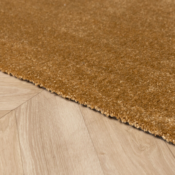 Waschbarer Teppich Rund - Clean Gold - 4