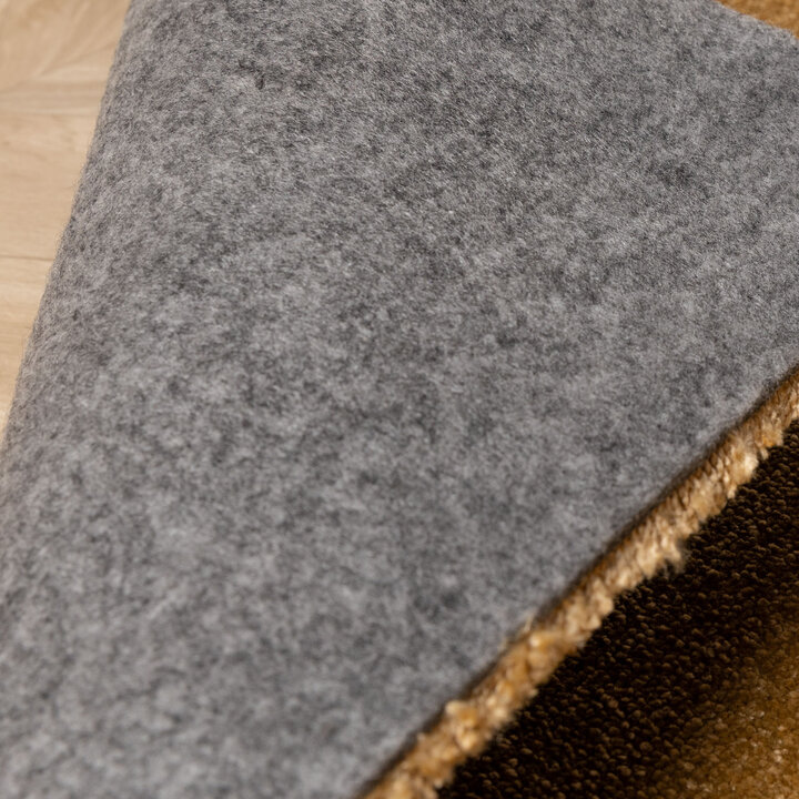 Waschbarer Teppich Rund - Clean Gold - 5