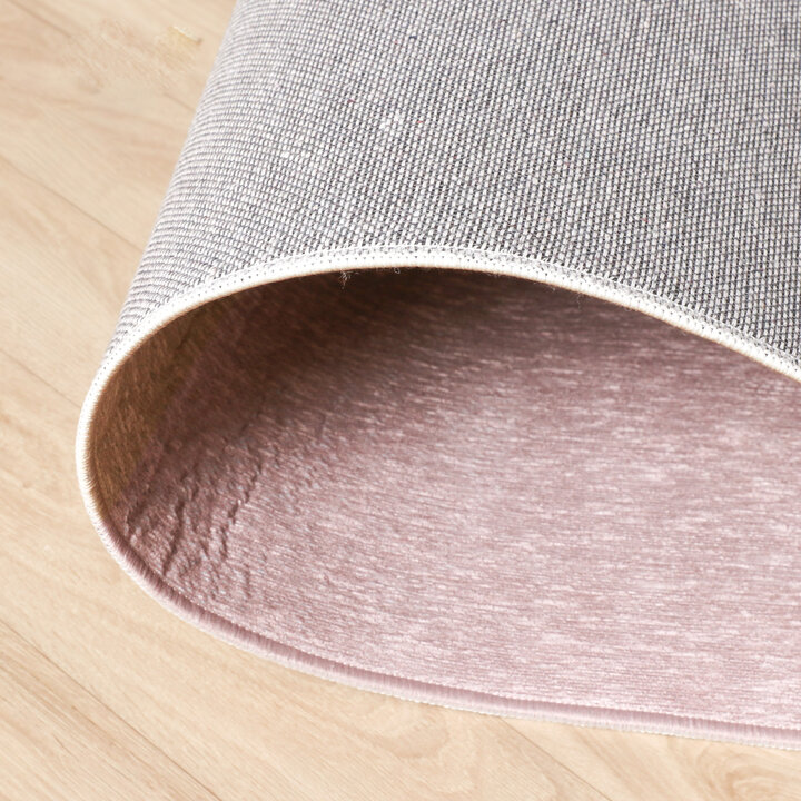 Geometrischer Teppich - Swing Circles Blau Rosa  - 6