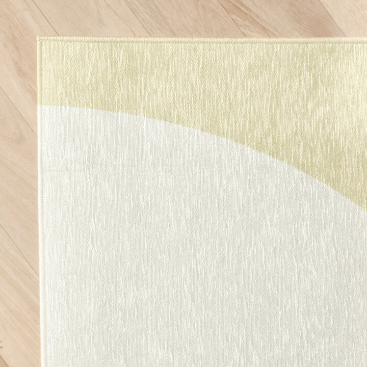 Geometrischer Teppich - Swing Shapes Blau Grün  - 4