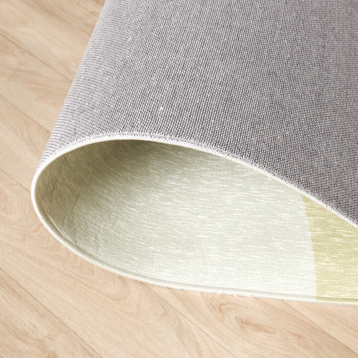 Geometrischer Teppich - Swing Shapes Blau Grün  - 6